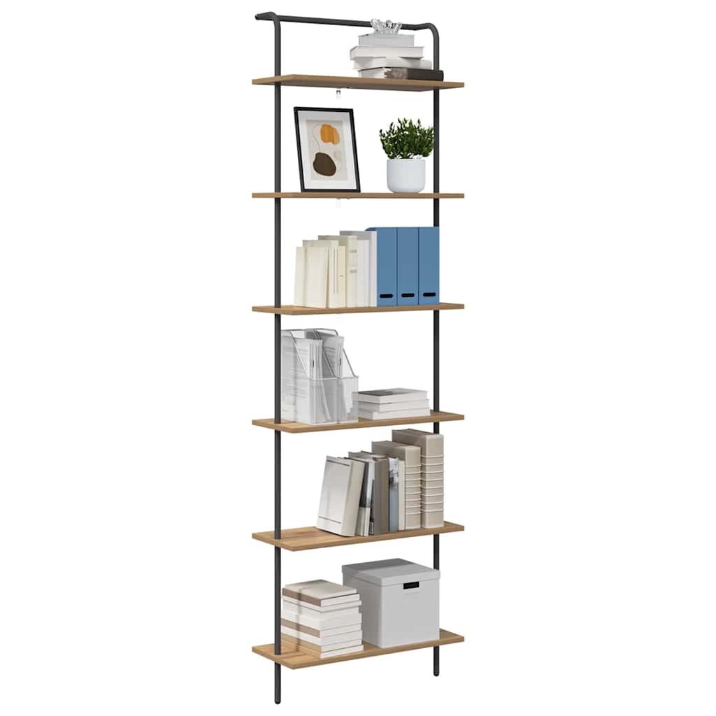 Ράφι Βιβλίων Artisan Oak 60 x 24 x 203 εκ Επεξεργασμένο ξύλο - Pakobazaar