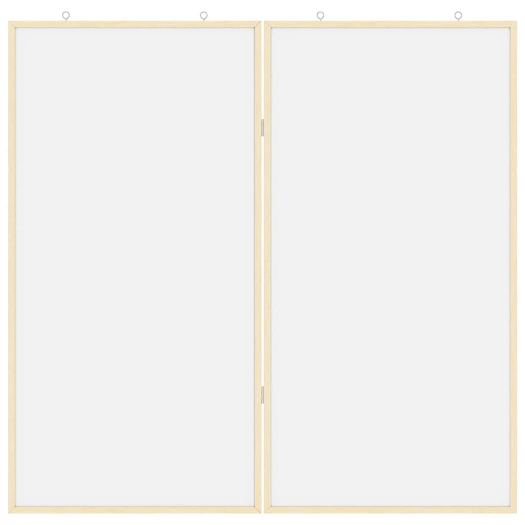 Πίνακας Ενημερώσεων Λευκό 100 x 100 x 1,4 εκ. Μασίφ ξύλο πεύκου