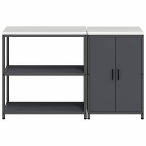 Σετ Αποθήκευσης Κουζίνας 2 pcs Ανθρακί Ψυχρής έλασης χάλυβας - Pakobazaar