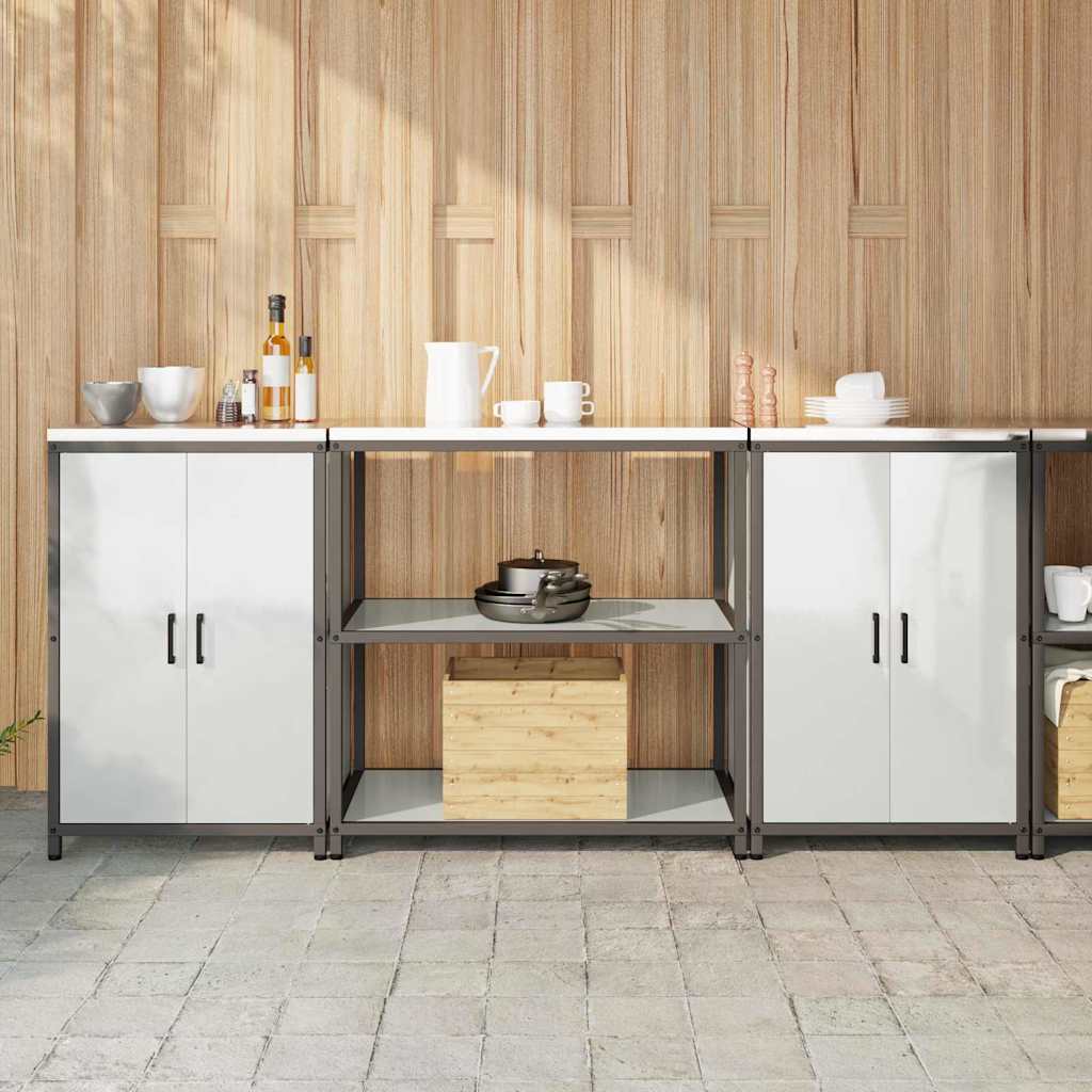 Σετ Αποθήκευσης Κουζίνας 3 pcs Ασημί Επικαλυμμένος Χάλυβας