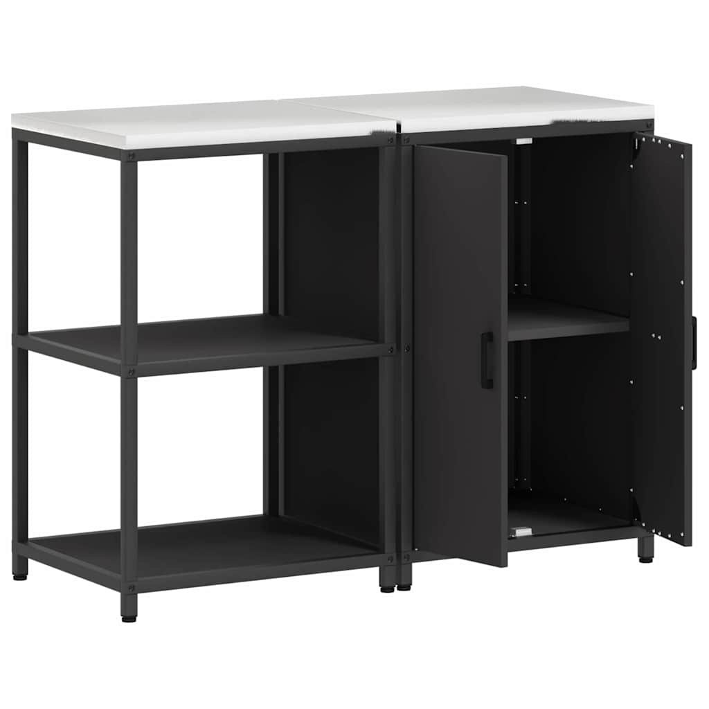 Σετ Αποθήκευσης Κουζίνας HATTEM 2 pcs Μαύρο