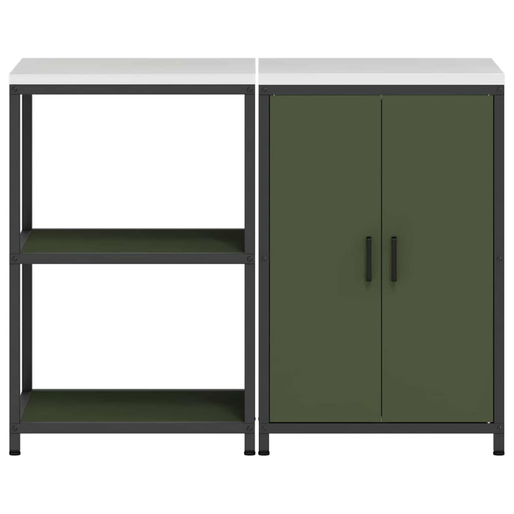 Σετ Αποθήκευσης Κουζίνας HATTEM 2 pcs Λαδί