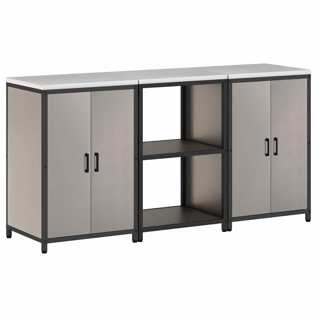 Σετ Αποθήκευσης Κουζίνας HATTEM 3 pcs Σκ rusty Ατσάλι