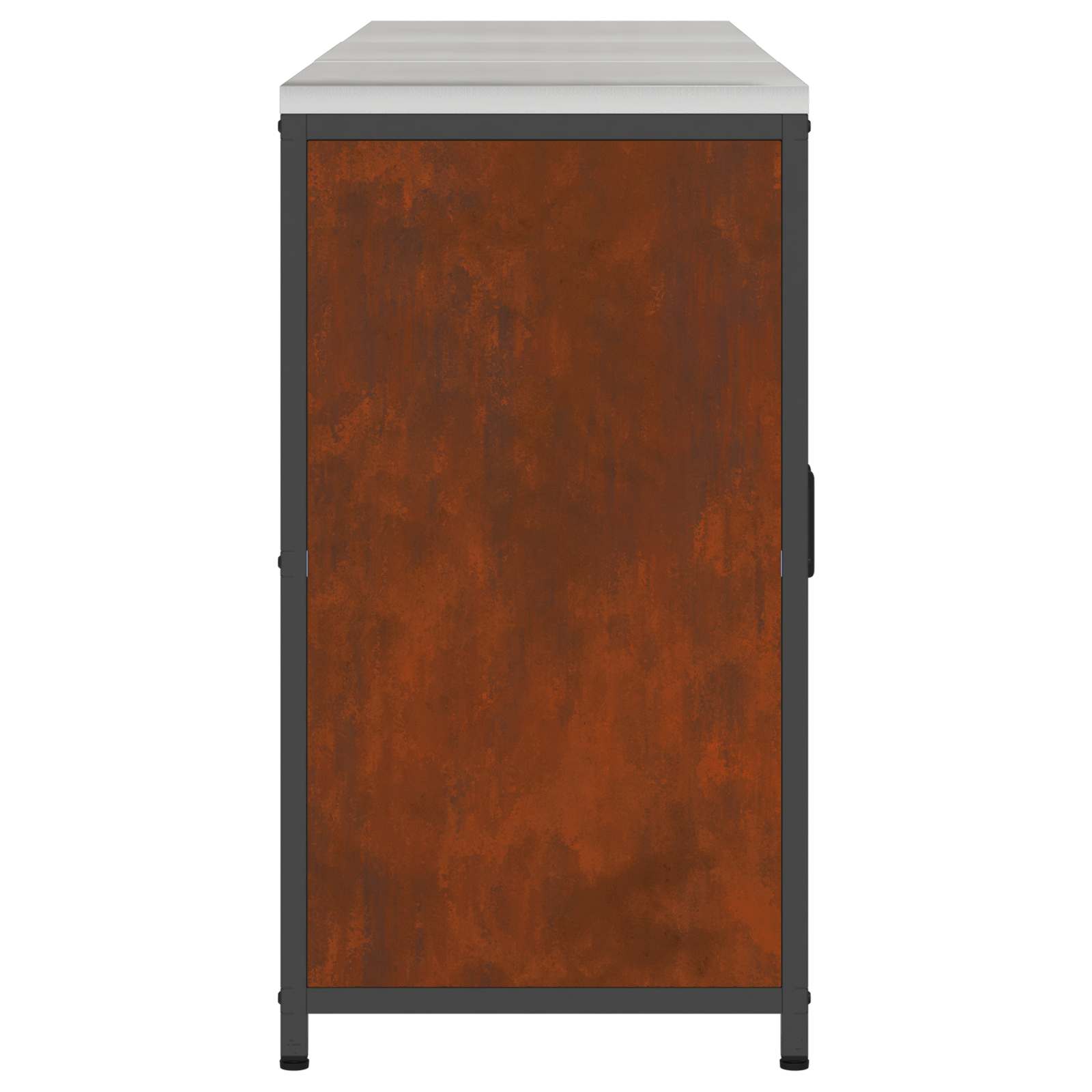 Σετ Αποθήκευσης Κουζίνας με ράφι με αποθήκευση 3 pcs Σκ rusty