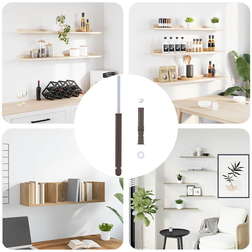 Βραχίονες Floating Shelf 12 pcs Μπεζ Ø14 x 210 mm Ατσάλι