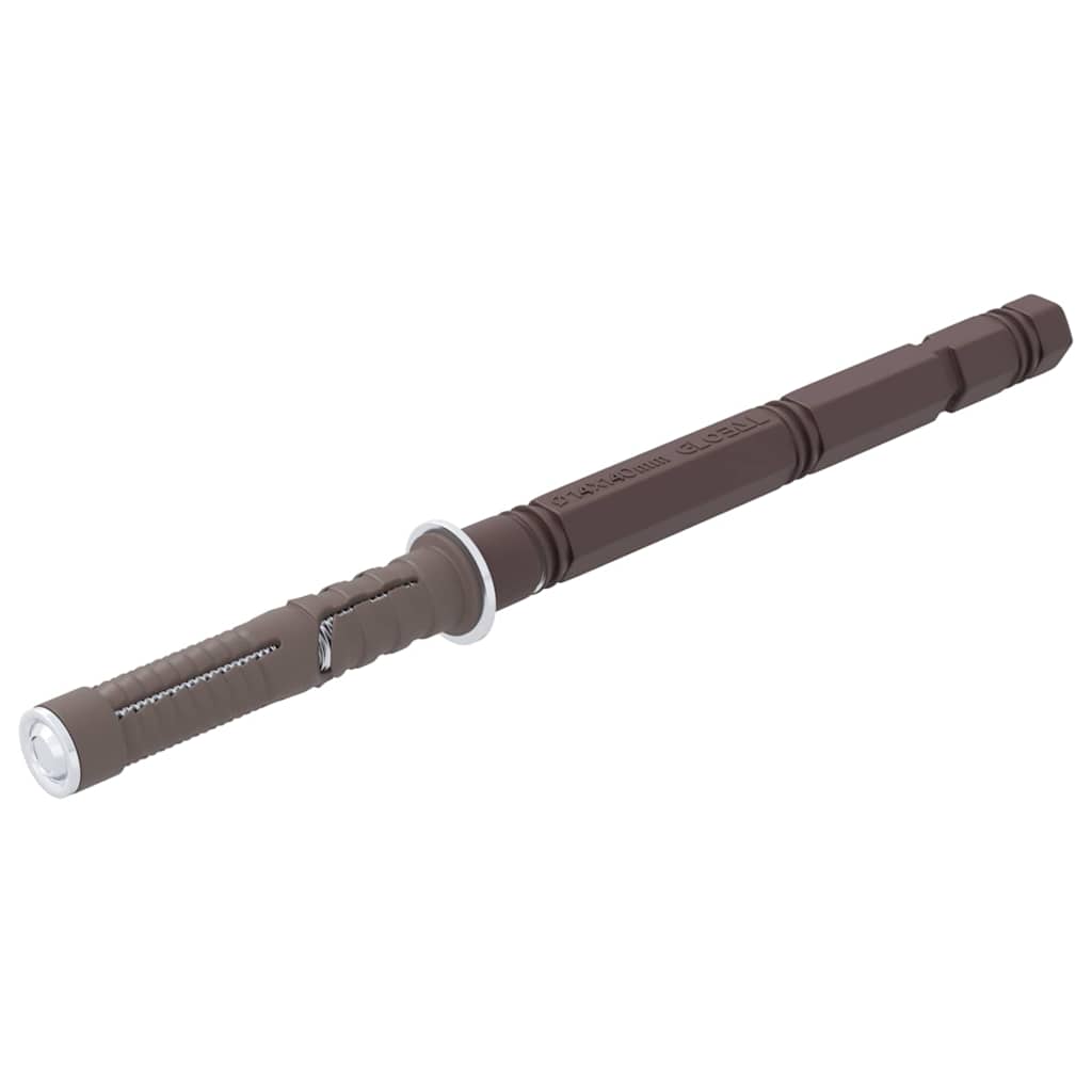 Βραχίονες Floating Shelf 12 pcs Μπεζ Ø14 x 210 mm Ατσάλι