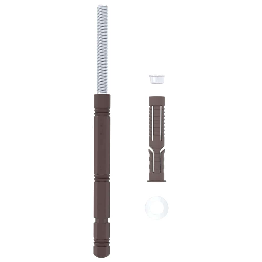 Βραχίονες Floating Shelf 12 pcs Μπεζ Ø14 x 210 mm Ατσάλι