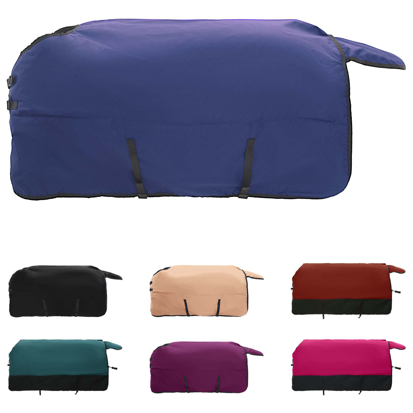 Σαμάρι Ίππου Σκούρο πράσινο και μαύρο 165 cm Πολυεστέρας