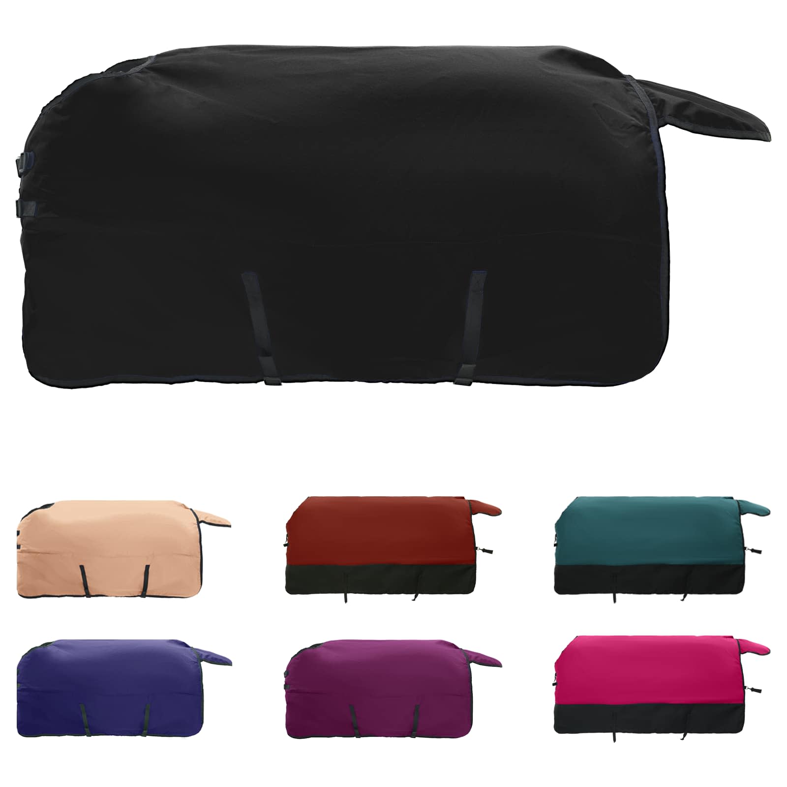 Σαμάρι Ίππου Σκούρο πράσινο και μαύρο 145 cm Πολυεστέρας