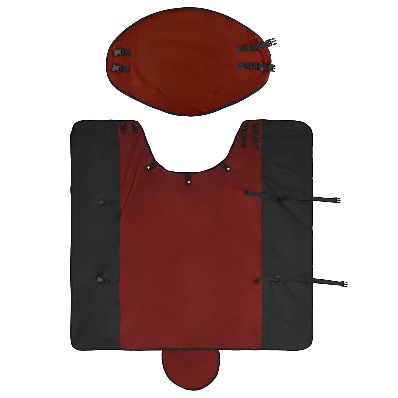 Σαμάρι Ίππου Σκούρο πράσινο και μαύρο 165 cm Πολυεστέρας