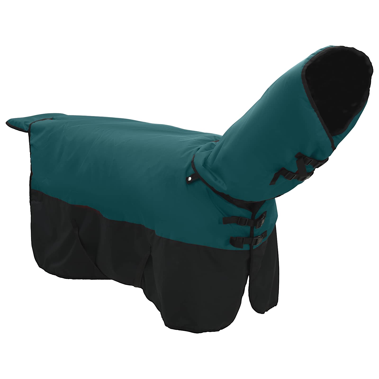 Σαμάρι Ίππου Σκούρο πράσινο και μαύρο 75 cm Πολυεστέρας