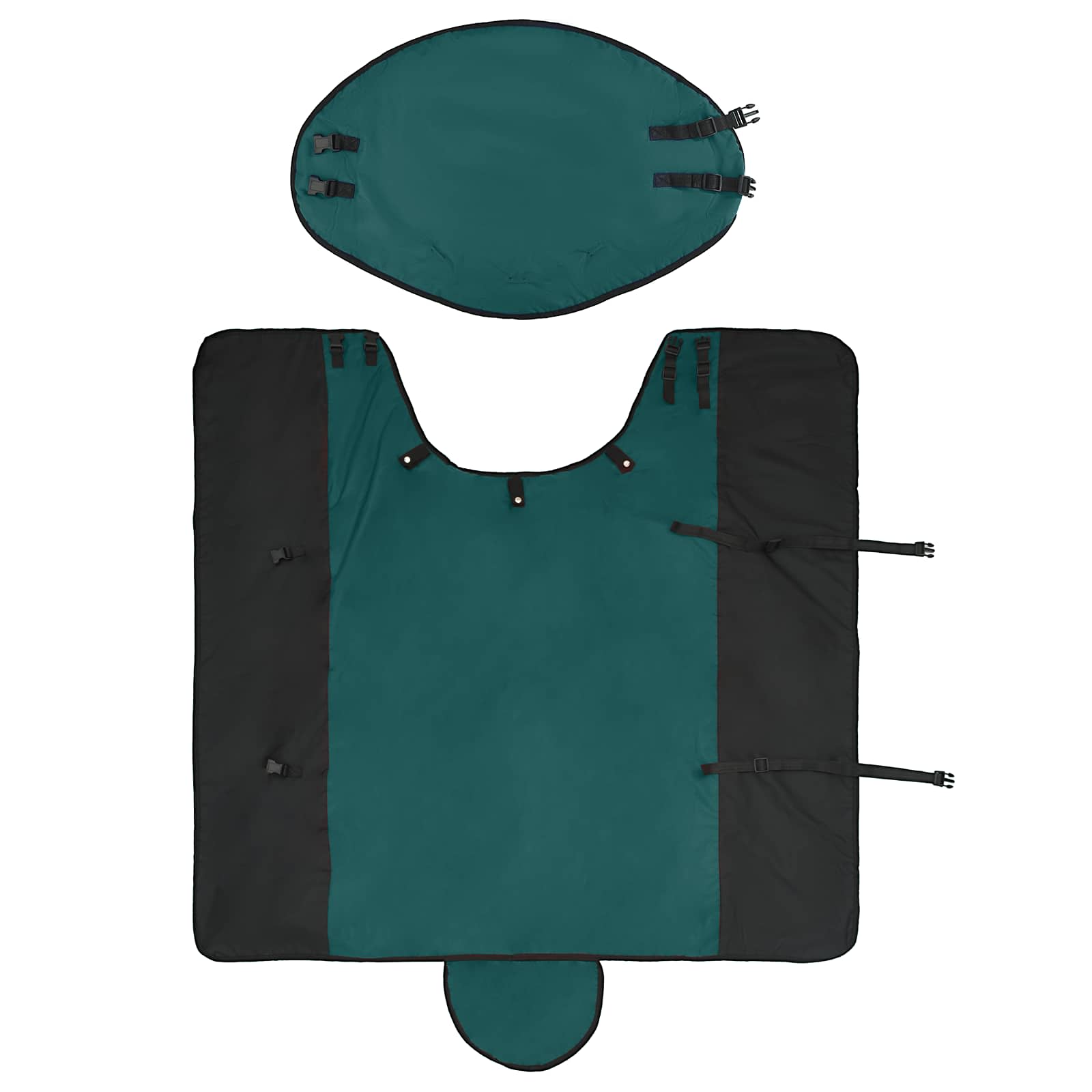 Σαμάρι Ίππου Σκούρο πράσινο και μαύρο 95 cm Πολυεστέρας