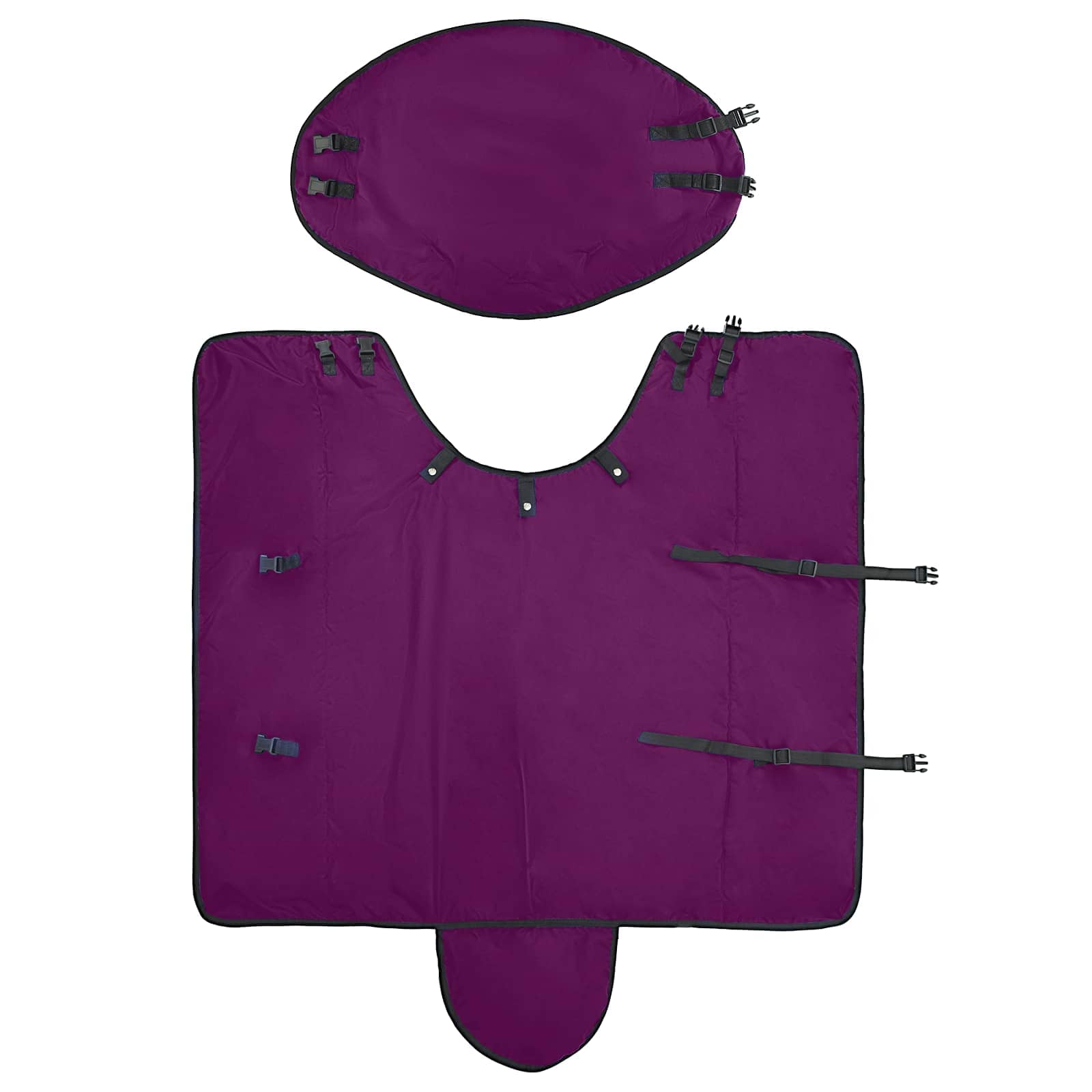 Σαμάρι Ίππου Σκούρο πράσινο και μαύρο 105 cm Πολυεστέρας