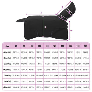 Σαμάρι Ίππου Πλήρες μαύρο 135 cm Πολυεστέρας