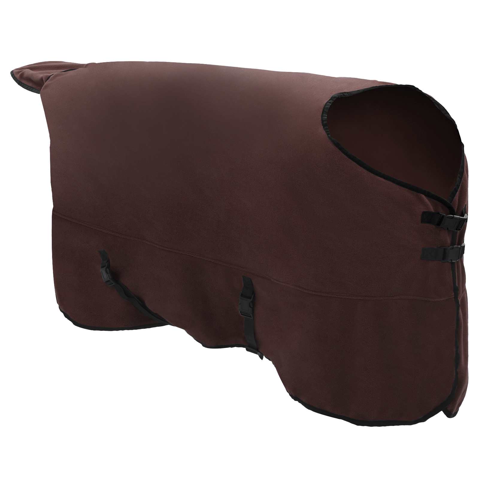 Σαμάρι Ίππου Πλήρης Σκούρος Καφέ Πολυεστέρας