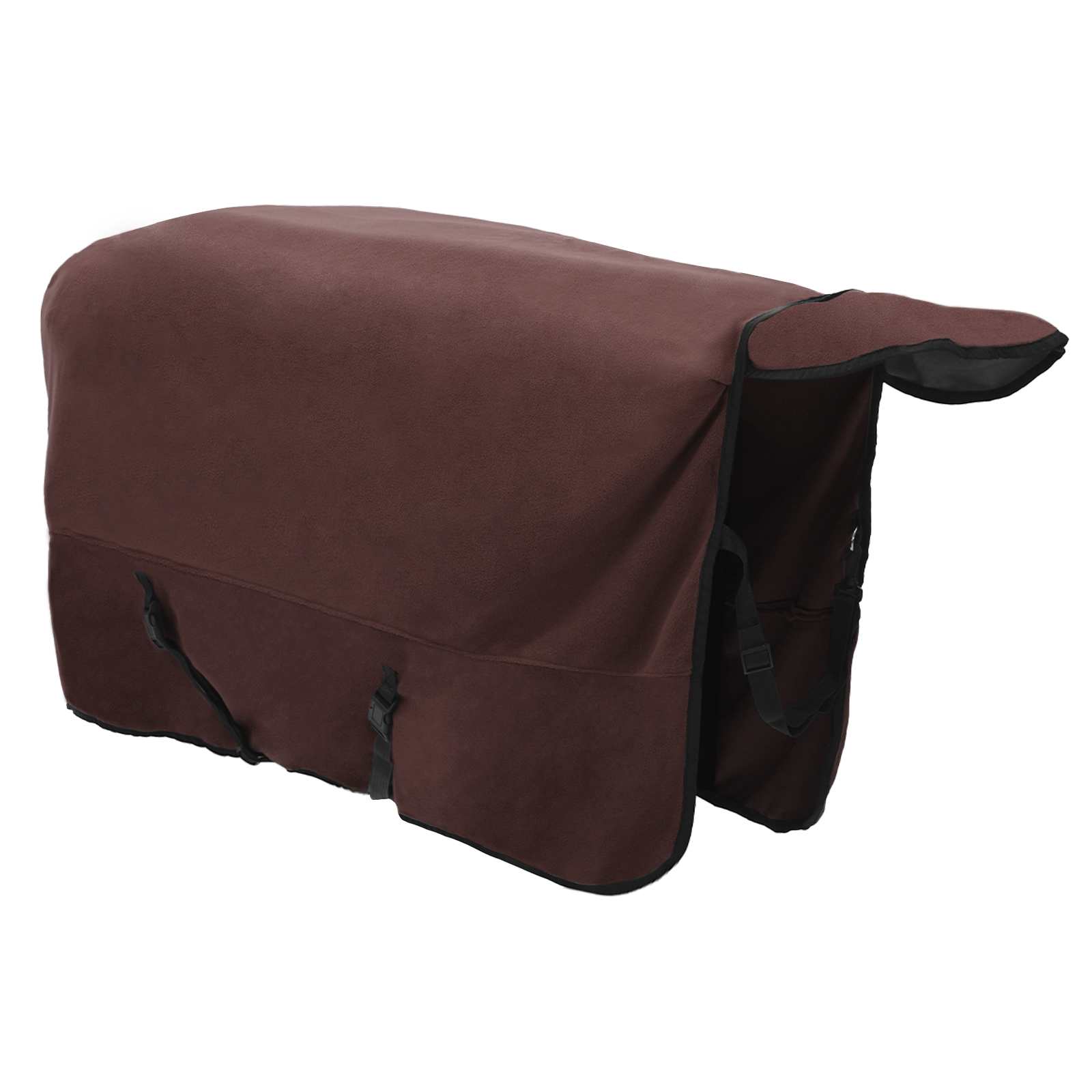 Σαμάρι Ίππου Πλήρης Σκούρος Καφέ Πολυεστέρας