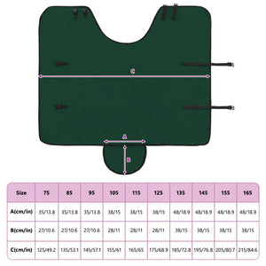 Σαμάρι Ίππου Σκούρο πράσινο 85 cm Πολυεστερική Φλις