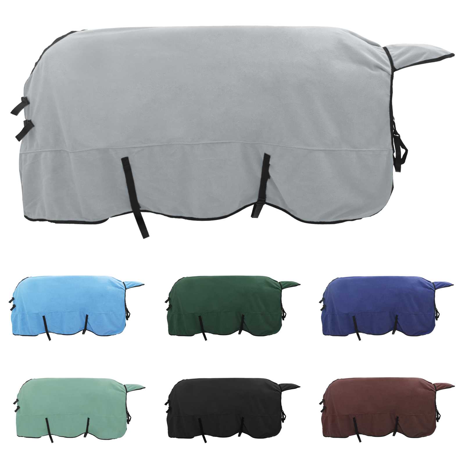 Σαμάρι Ίππου Φωτεινό γκρι και ροζ Πολυεστέρας