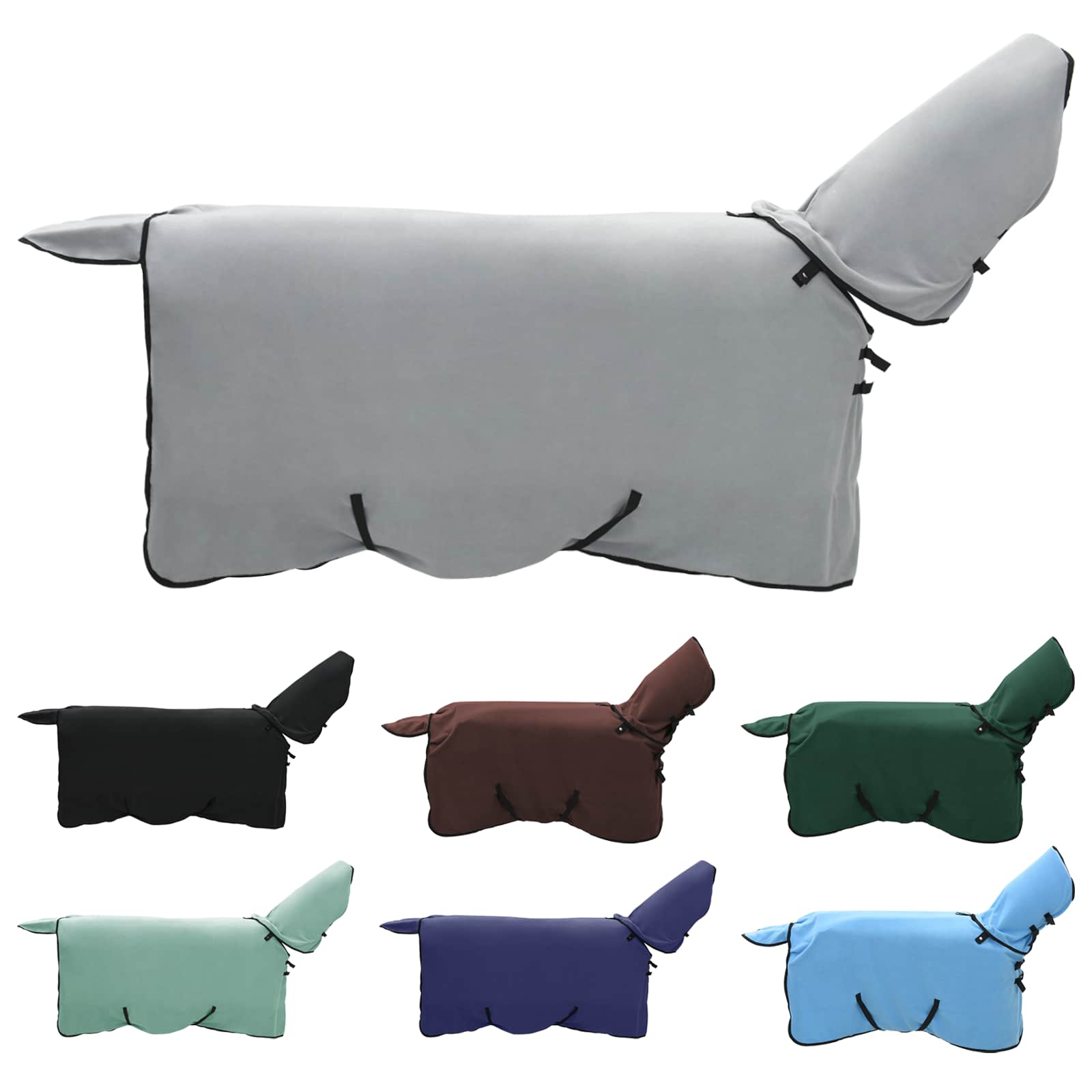 Σαμάρι Ίππου Φωτεινό γκρι και ροζ Πολυεστέρας