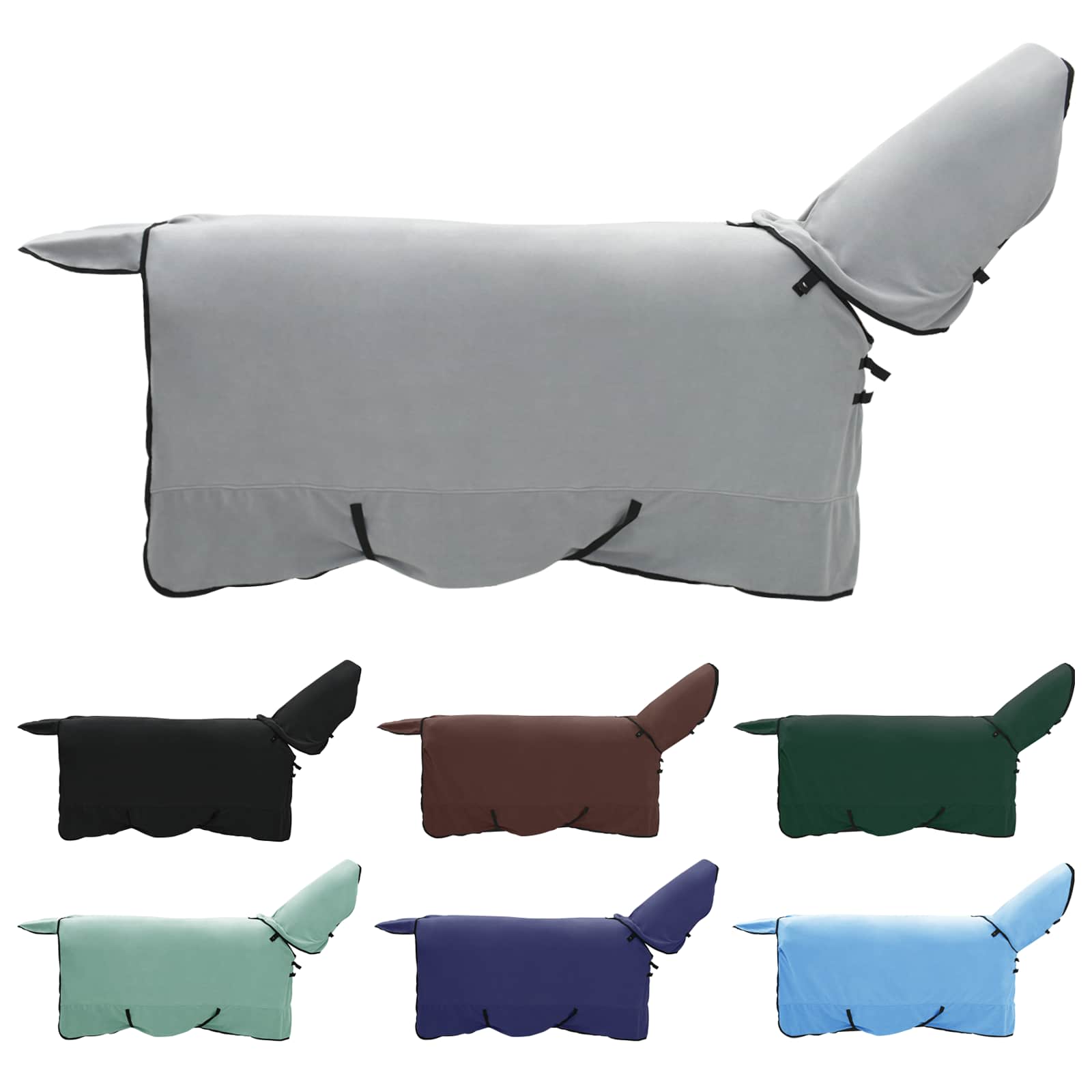 Σαμάρι Ίππου Φωτεινό γκρι και ροζ Πολυεστέρας