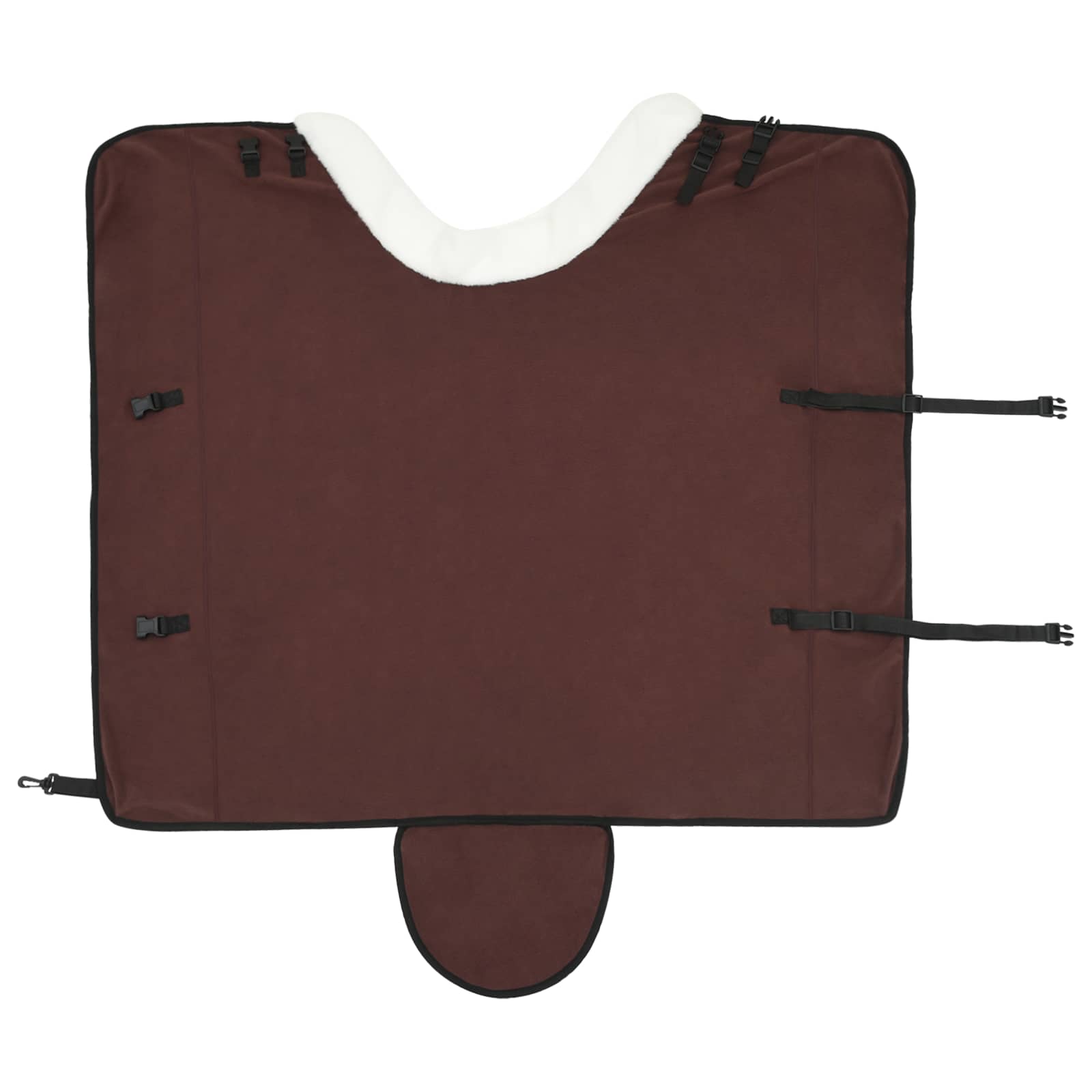 Σαμάρι Ίππου Πλήρης Σκούρος Καφέ 155 cm Πολικές φλις