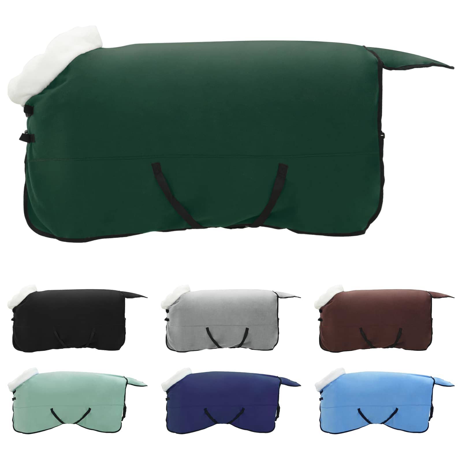 Σαμάρι Ίππου Σκούρο πράσινο 145 cm Πολικές φλις