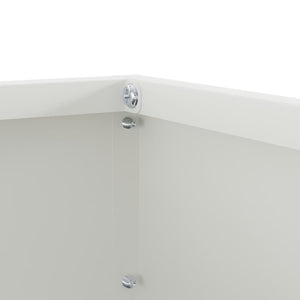 Περίγραμμα γκαζόν 40 x 40 x 13 cm Ατσάλι Λευκό