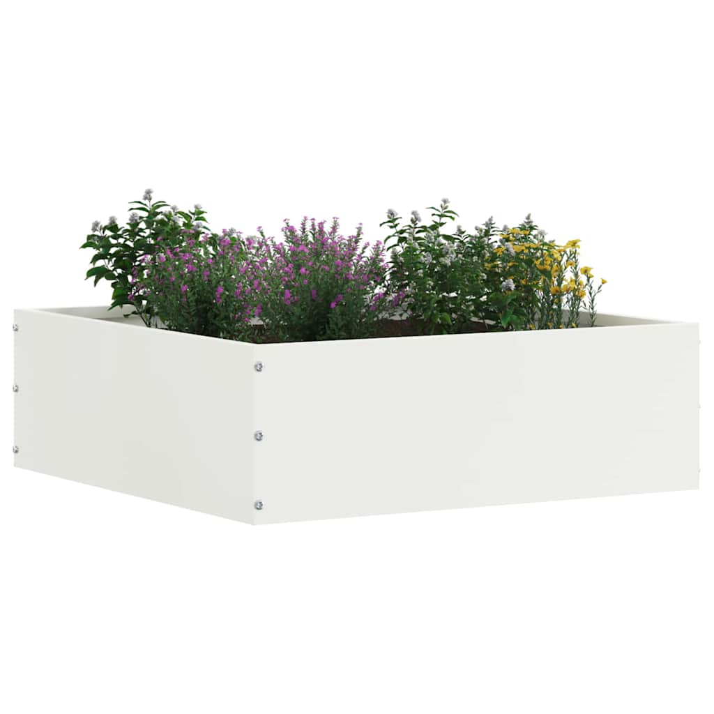 Περίγραμμα γκαζόν Λευκό 40 x 40 x 13 cm Ατσάλι