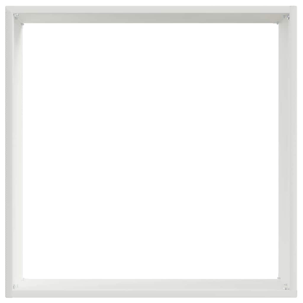Περίγραμμα γκαζόν 6 pcs Λευκό 40 x 40 x 13 cm Ατσάλι