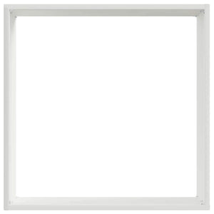 Περίγραμμα γκαζόν 6 τμχ. 40 x 40 x 13 cm Ατσάλι Λευκό