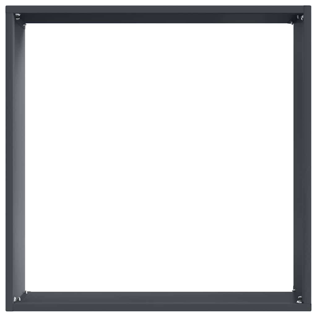 Περίγραμμα γκαζόν Ανθρακί 40 x 40 x 13 cm Ατσάλι