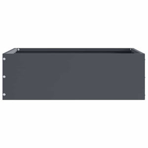 Περίγραμμα γκαζόν 6 τμχ. 40 x 40 x 13 cm Ατσάλι Ανθρακί