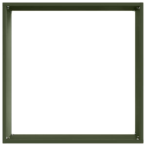 Περίγραμμα γκαζόν 40 x 40 x 13 cm Ατσάλι Λαδί