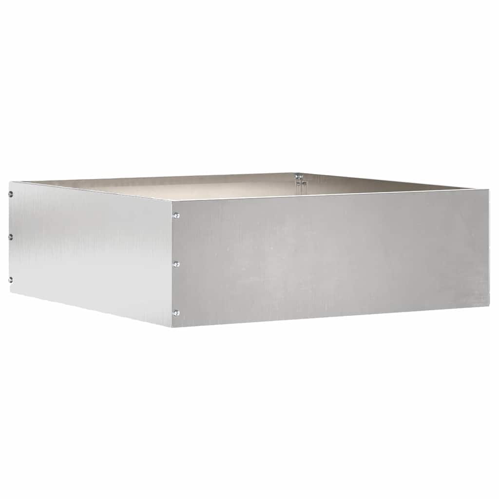 Περίγραμμα γκαζόν Ασημί 40 x 40 x 13 cm Ανοξείδωτο ατσάλι