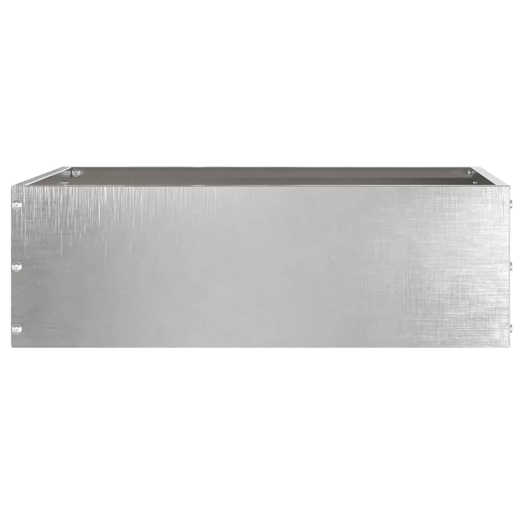 Περίγραμμα γκαζόν 6 pcs Ασημί 40 x 40 x 13 cm Ανοξείδωτο ατσάλι