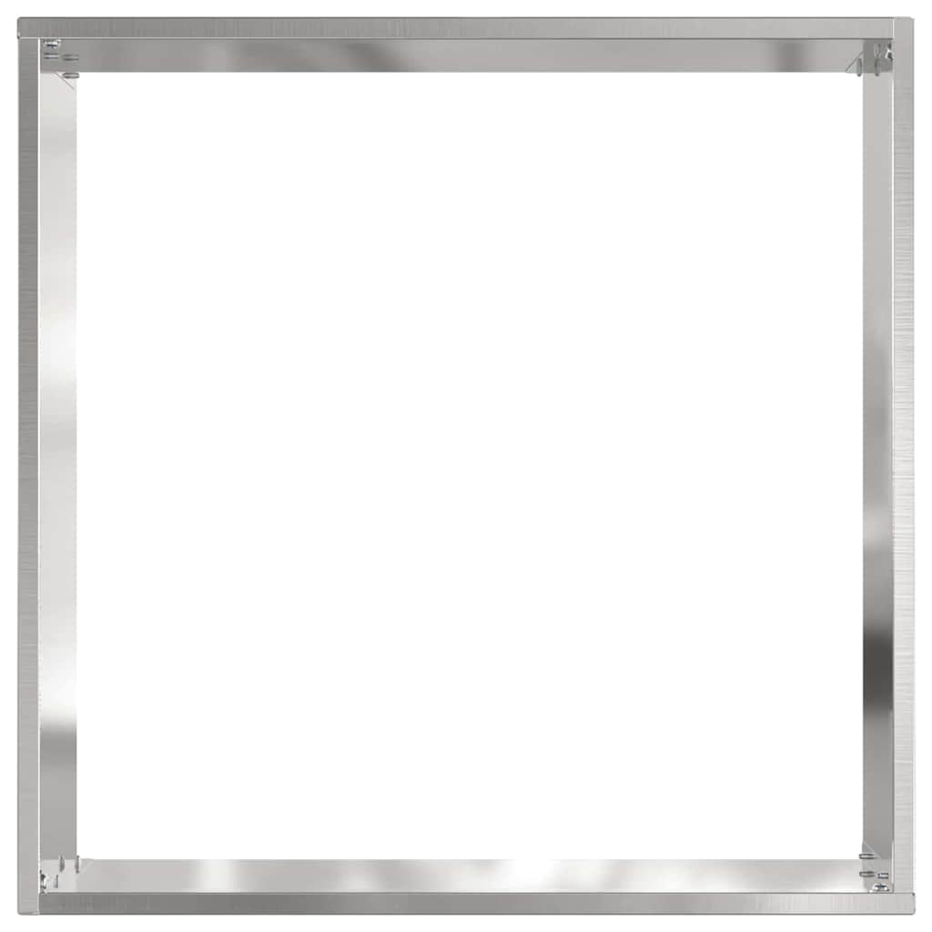 Περίγραμμα γκαζόν 6 pcs Ασημί 40 x 40 x 13 cm Ανοξείδωτο ατσάλι