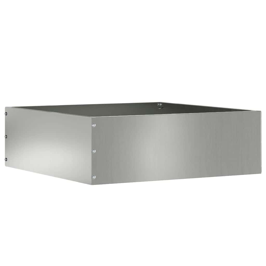 Περίγραμμα γκαζόν 6 pcs Ασημί 40 x 40 x 13 cm