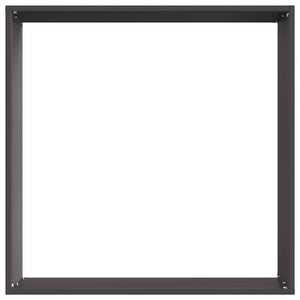 Περίγραμμα γκαζόν 50 x 50 x 13 εκ Ατσάλι Μαύρο