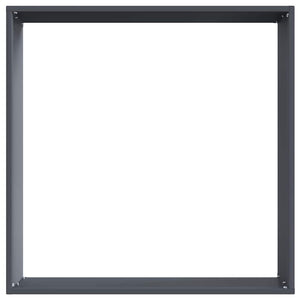 Περίγραμμα γκαζόν 6 τμχ. 50 x 50 x 13 εκ Ατσάλι Ανθρακί