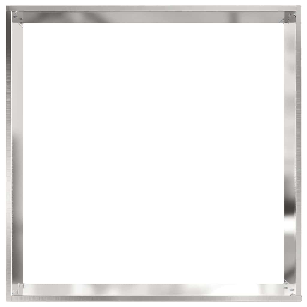 Περίγραμμα γκαζόν Ασημί 50 x 50 x 13 εκ Ανοξείδωτο ατσάλι