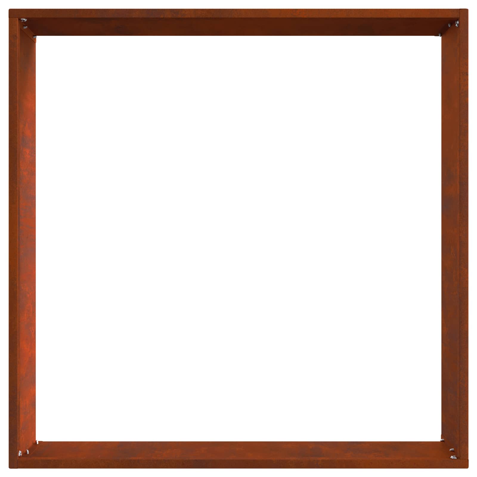 Περίγραμμα γκαζόν 6 pcs Σκ rusty 50 x 50 x 13 εκ
