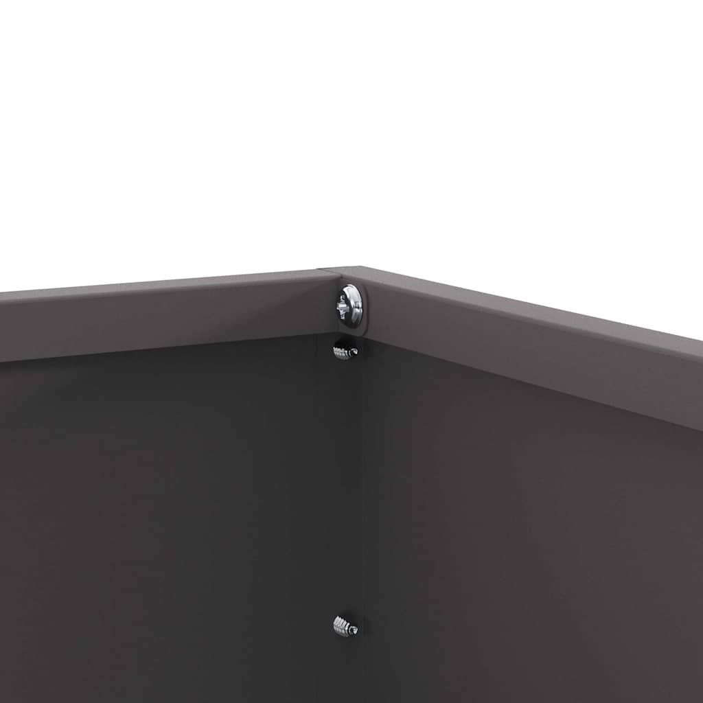 Περίγραμμα γκαζόν Μαύρο 60 x 60 x 13 εκ Ατσάλι