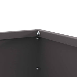 Περίγραμμα γκαζόν 60 x 60 x 13 εκ Ατσάλι Μαύρο