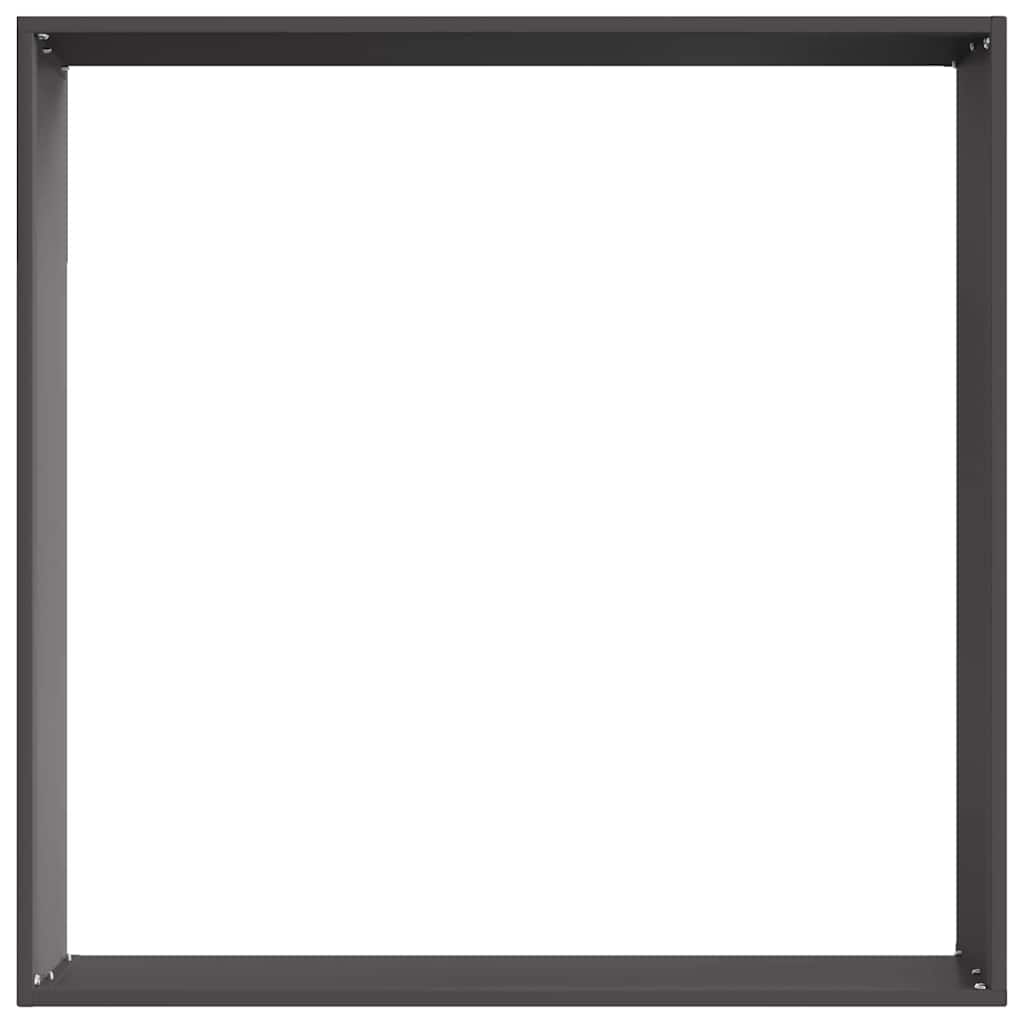 Περίγραμμα γκαζόν Μαύρο 60 x 60 x 13 εκ Ατσάλι