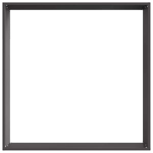 Περίγραμμα γκαζόν 60 x 60 x 13 εκ Ατσάλι Μαύρο