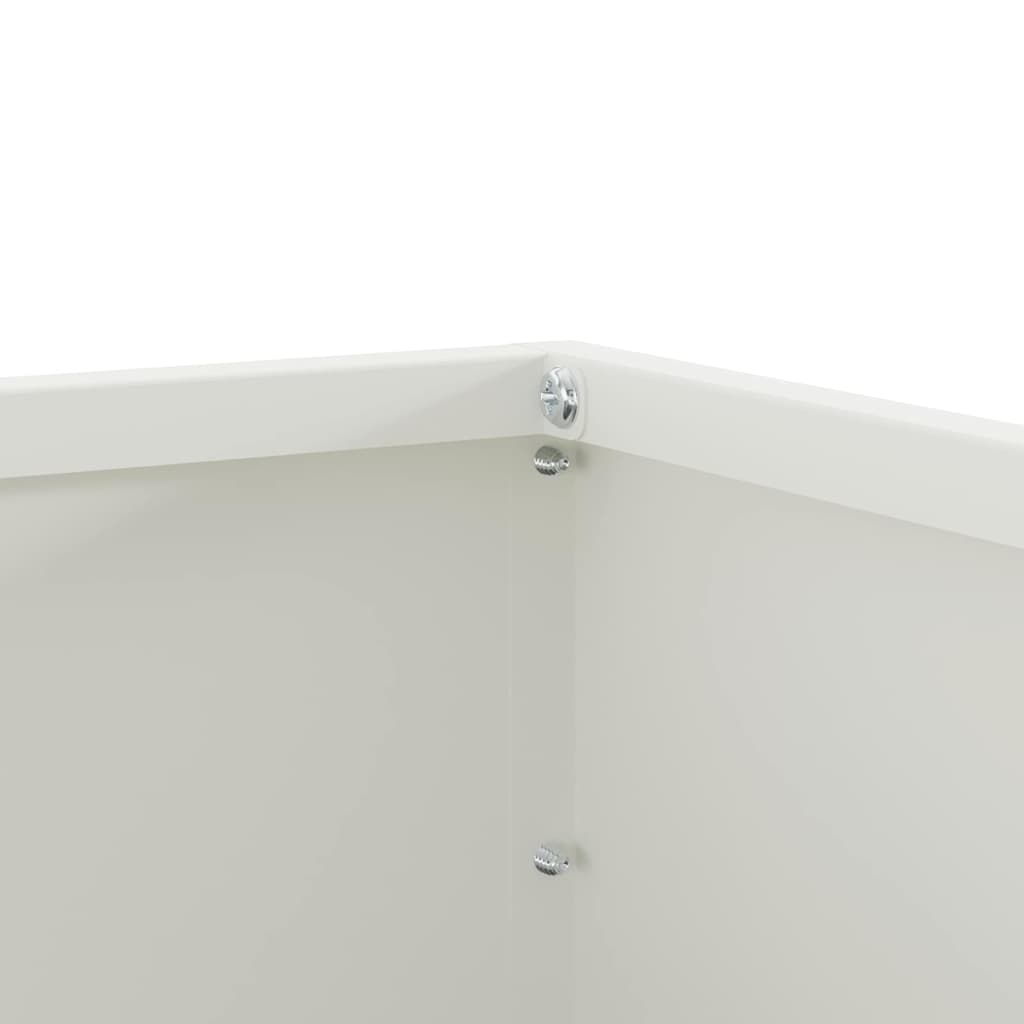 Περίγραμμα γκαζόν Λευκό 60 x 60 x 13 εκ Ατσάλι