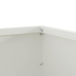 Περίγραμμα γκαζόν 60 x 60 x 13 εκ Ατσάλι Λευκό