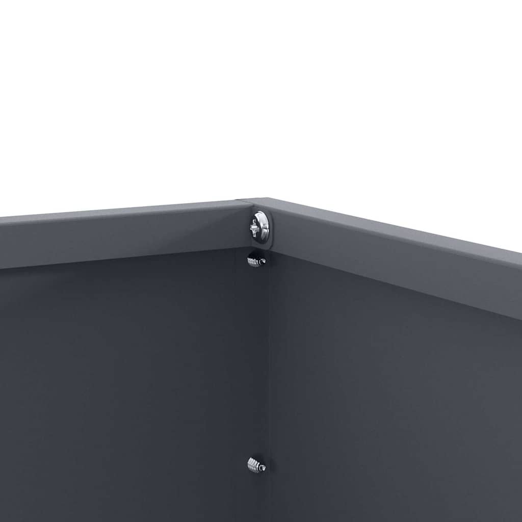Περίγραμμα γκαζόν Ανθρακί 60 x 60 x 13 εκ Ατσάλι