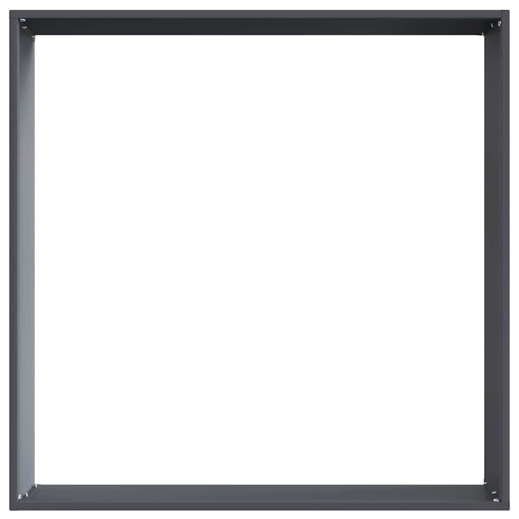Περίγραμμα γκαζόν Ανθρακί 60 x 60 x 13 εκ Ατσάλι