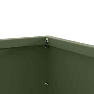 Περίγραμμα γκαζόν 60 x 60 x 13 εκ Ατσάλι Λαδί